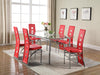 Los Feliz Contemporary Red Dining Chair