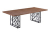 Chancelor Industrial Walnut Dining Table
