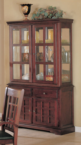 Newhouse Transitional Cherry Hutch