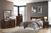 Louis Philippe Traditional Cappuccino Queen Headboard