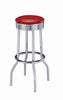 Cleveland Contemporary Red Bar-Height Stool