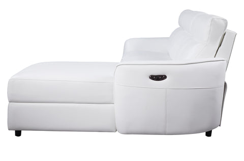Cecelia Casual White Power^2 Sectional