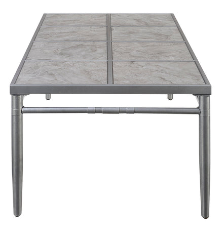 Myron Silver Three-Piece Table Set