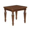 Traditional Rustic Brown End Table