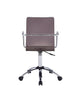 Contemporary Transparent Black Acrylic Office Chair