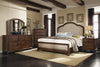 Laughton Rustic Brown Upholstered California King Bed