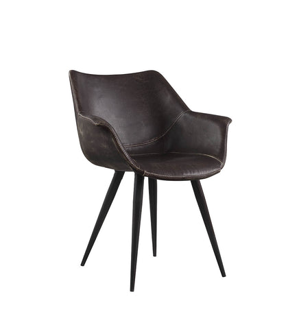 Modern Brown and Grey Dining Chair