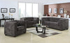 Alexis Transitional Charcoal Sofa