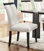 Kenneth Contemporary White Vinyl Dining Chair