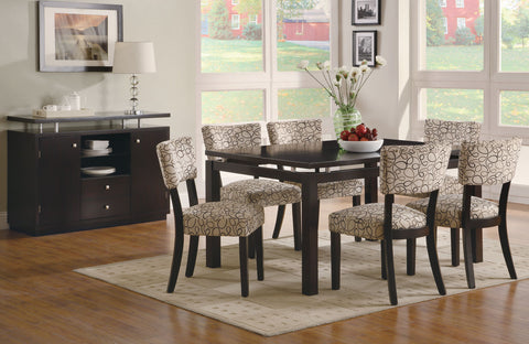 Libby Transitional Cappuccino Side Chair