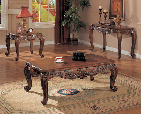 Victoria Traditional Brown Coffee Table
