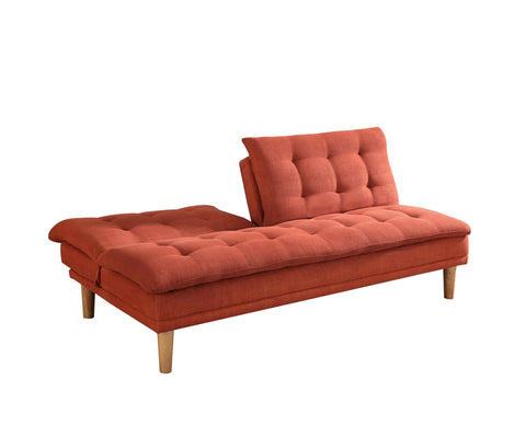 Casual Orange Sofa Bed