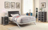 LeClair Contemporary Black and Silver Youth Full Bed