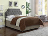 Traditional Grey Upholstered Queen/Full Headboard