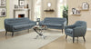 Dawson Mid-Century Modern Turquoise Sofa