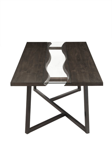 Industrial Chocolate Dining Table