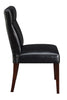 Boyer Transitional Black Upholstered Dining Chair