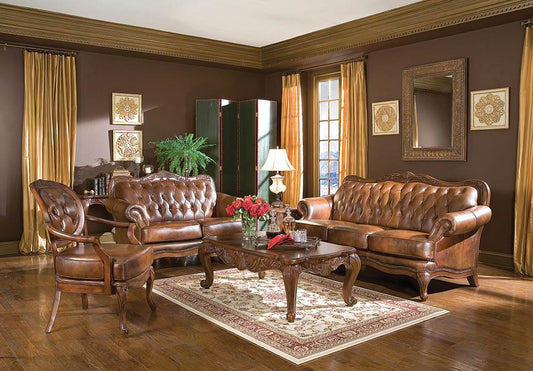 Victoria Traditional Tri-Tone Sofa