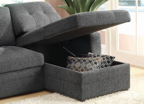 Gus Casual Charcoal Sectional