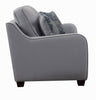Astair Casual Cement Tone Loveseat