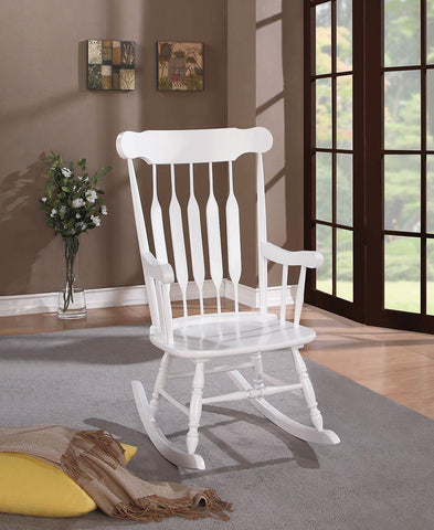 Traditional White Rocking Chair