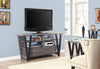 Modern Two-Tone Trapezoid TV Console