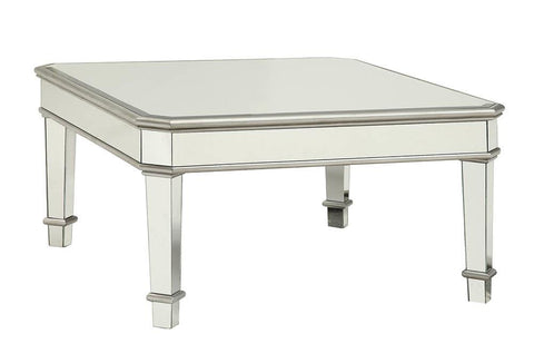 Transitional Silver Coffee Table