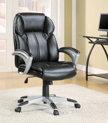 Transitional Black Office Chair