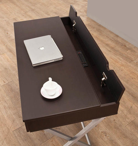 Contemporary Cappuccino Writing Desk