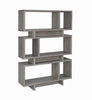 Contemporary Weathered Grey Bookcase