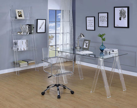 Contemporary Clear Acrylic Office Chair