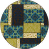 Calico Collection Pattern 3066V 8' Round Rug