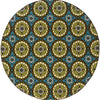 Calico Collection Pattern 8328L 8' Round Rug