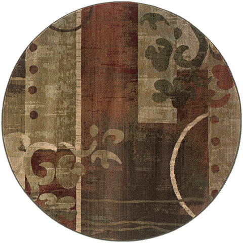 Guinevere Collection Pattern 8007A 6' Round Rug