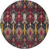 Alisa Collection Pattern 502X5 8' Round Rug
