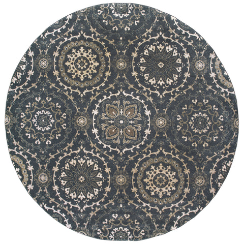 Erica Collection Pattern 008E3 8' Round Rug