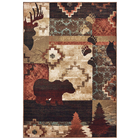 Wisteria Collection Pattern 9649A 6x9 Rug